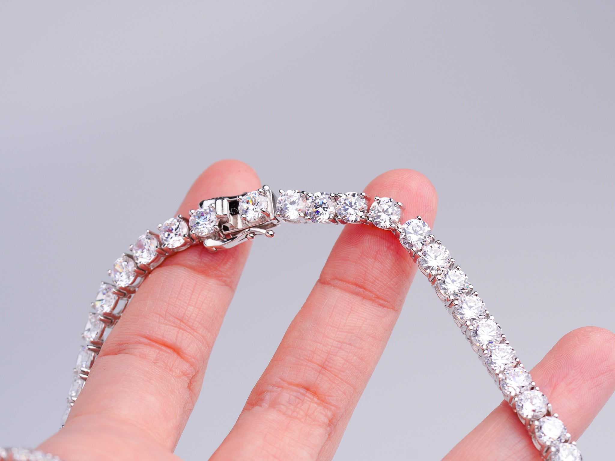 Tennis Necklace - Moissanite