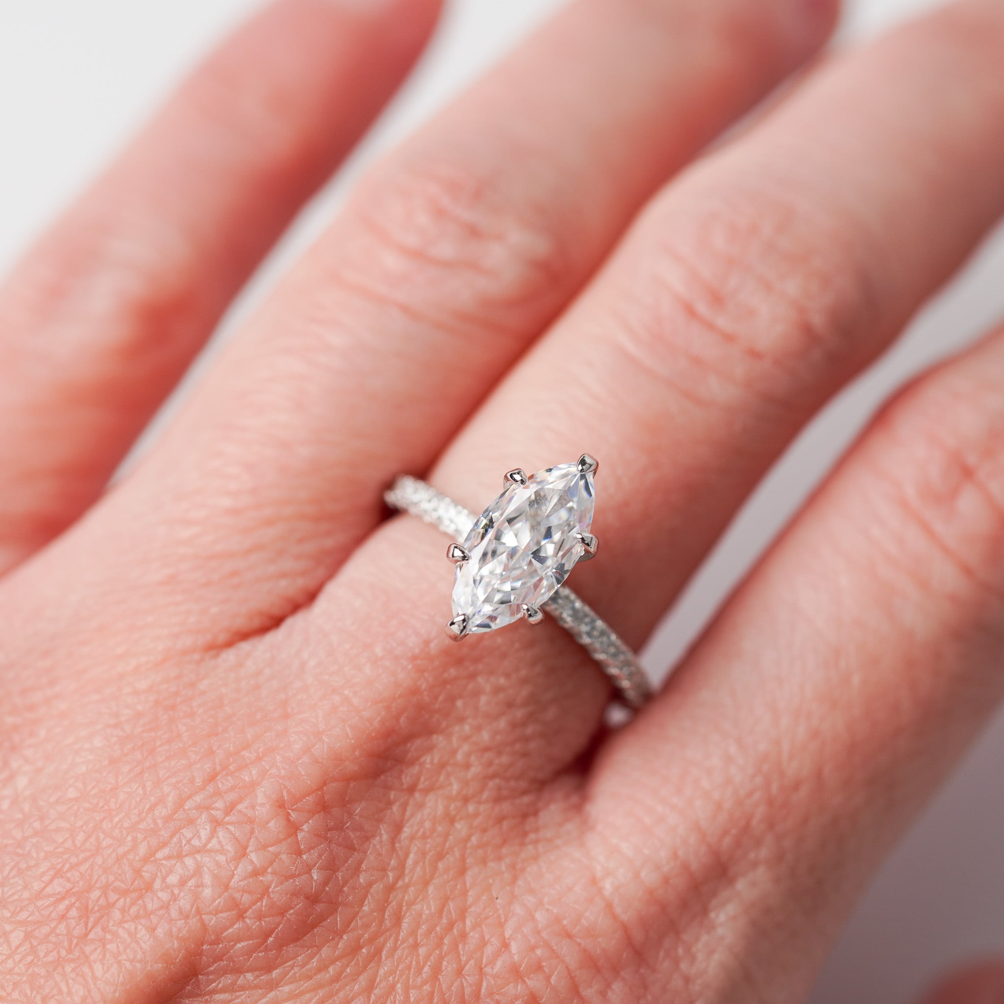 Marquise Ring - Simulated Diamond