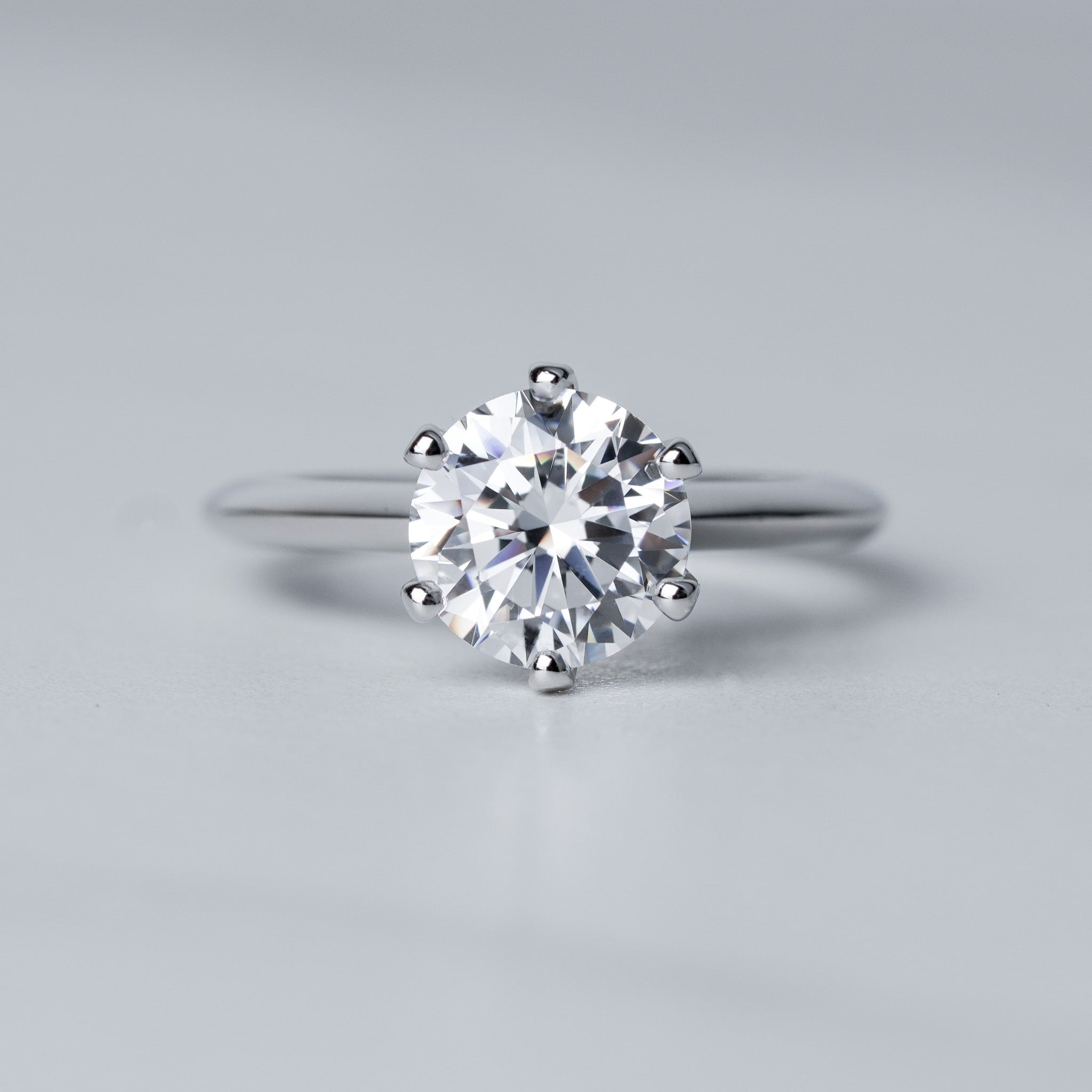 Round Solitaire Engagement Ring