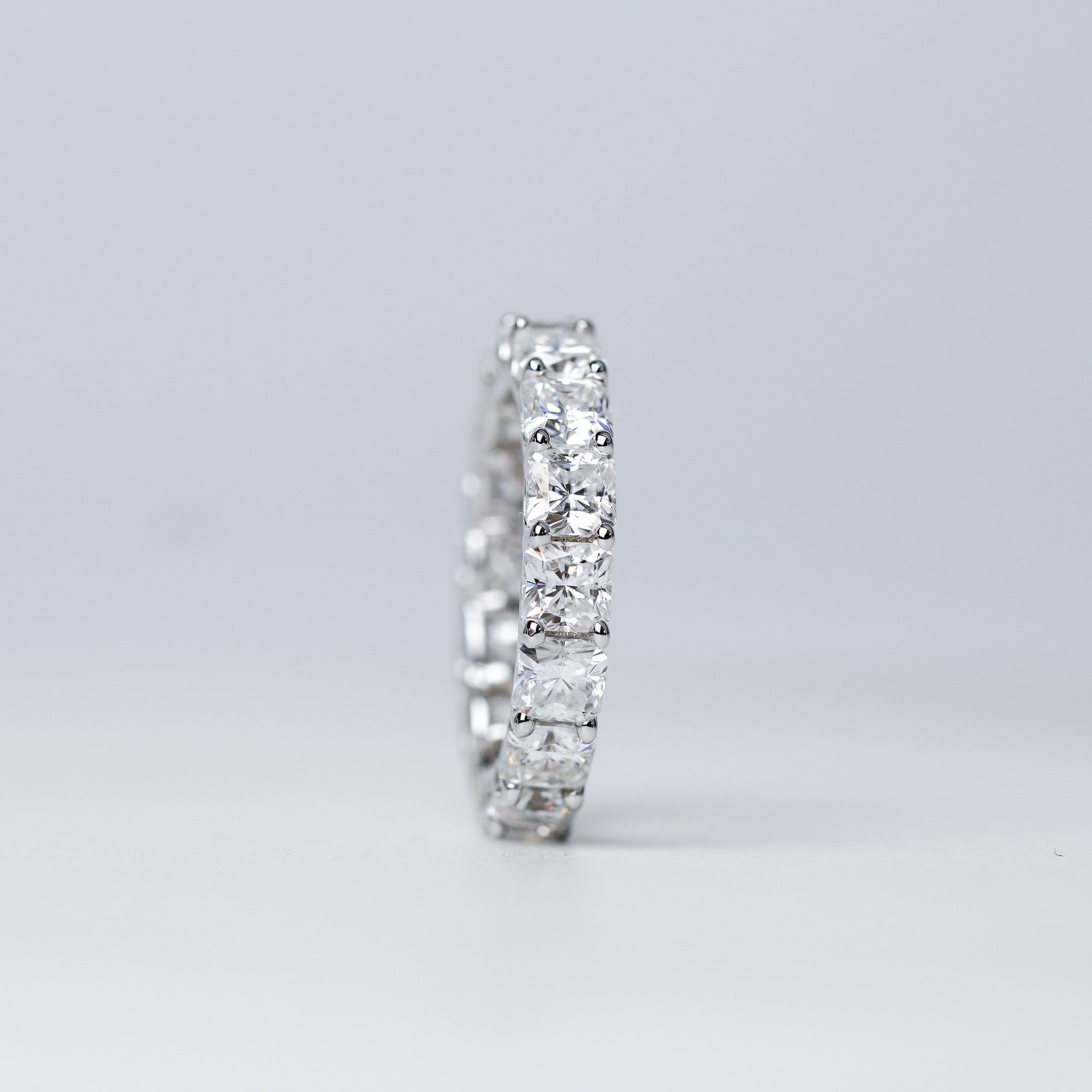 Moissanite Wedding Band