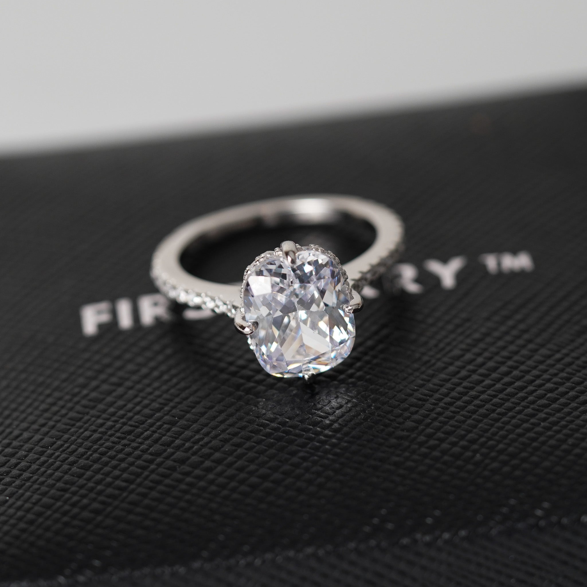 Elongate Ring - Simulated Diamond