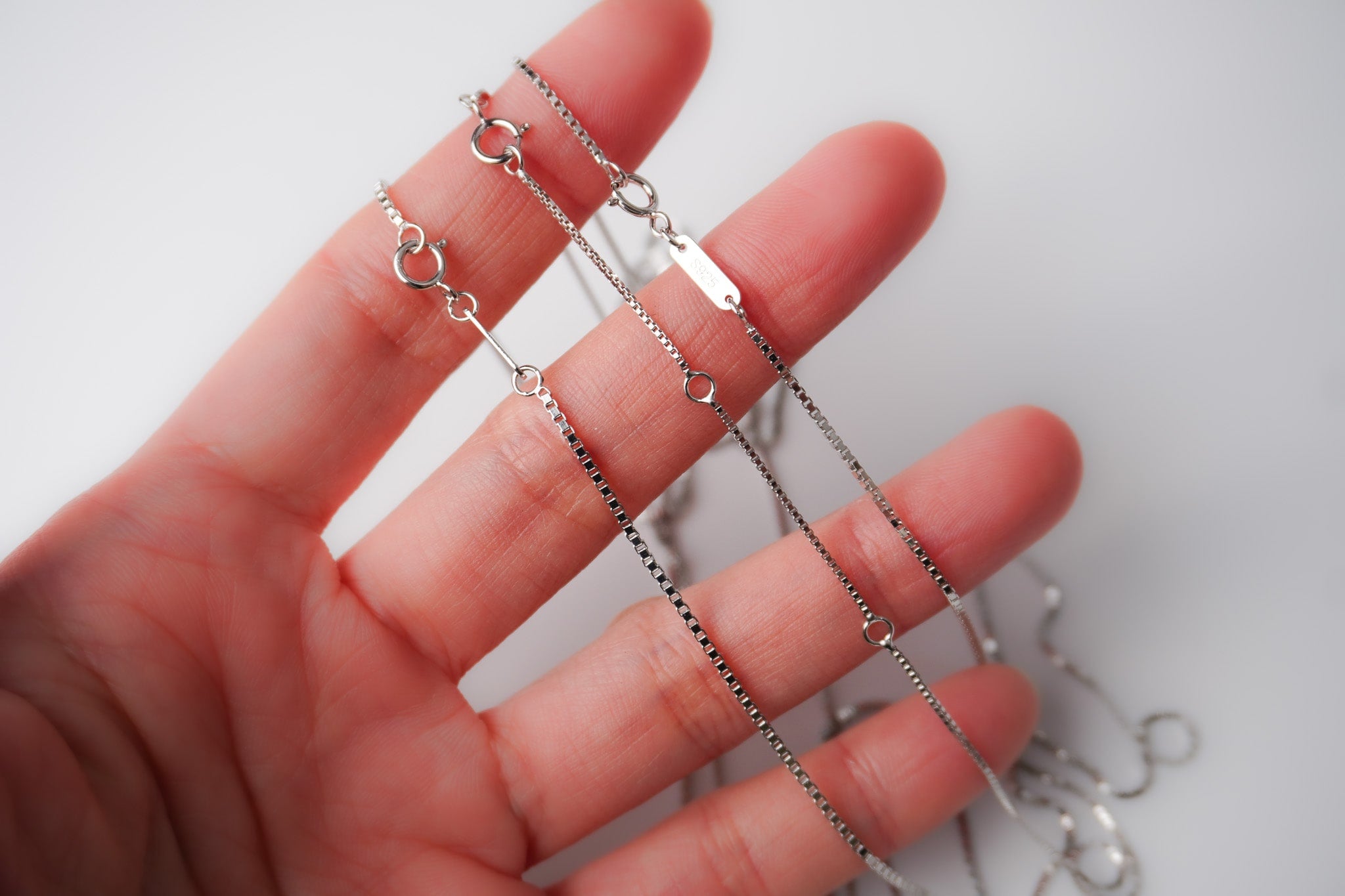 Sterling Silver Box Chain