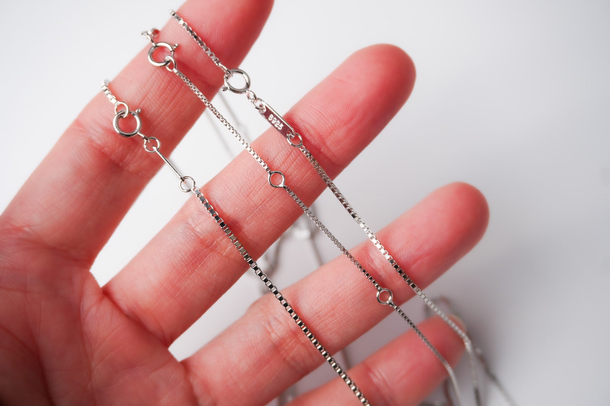 Sterling Silver Box Chain