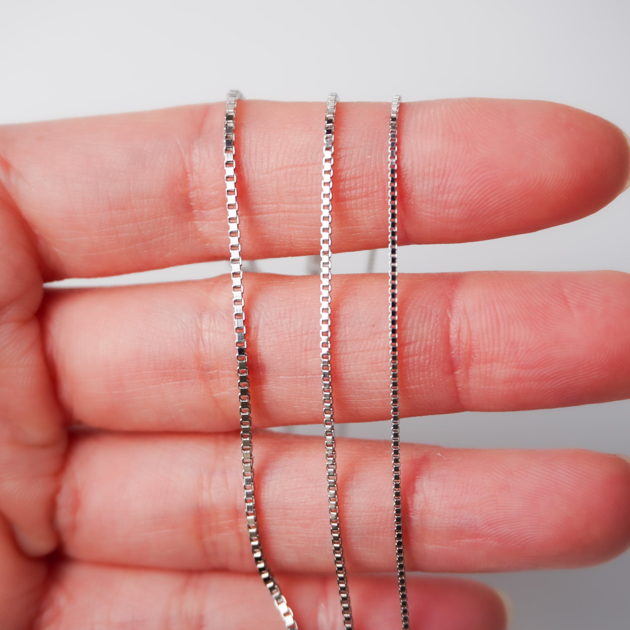 Sterling Silver Box Chain