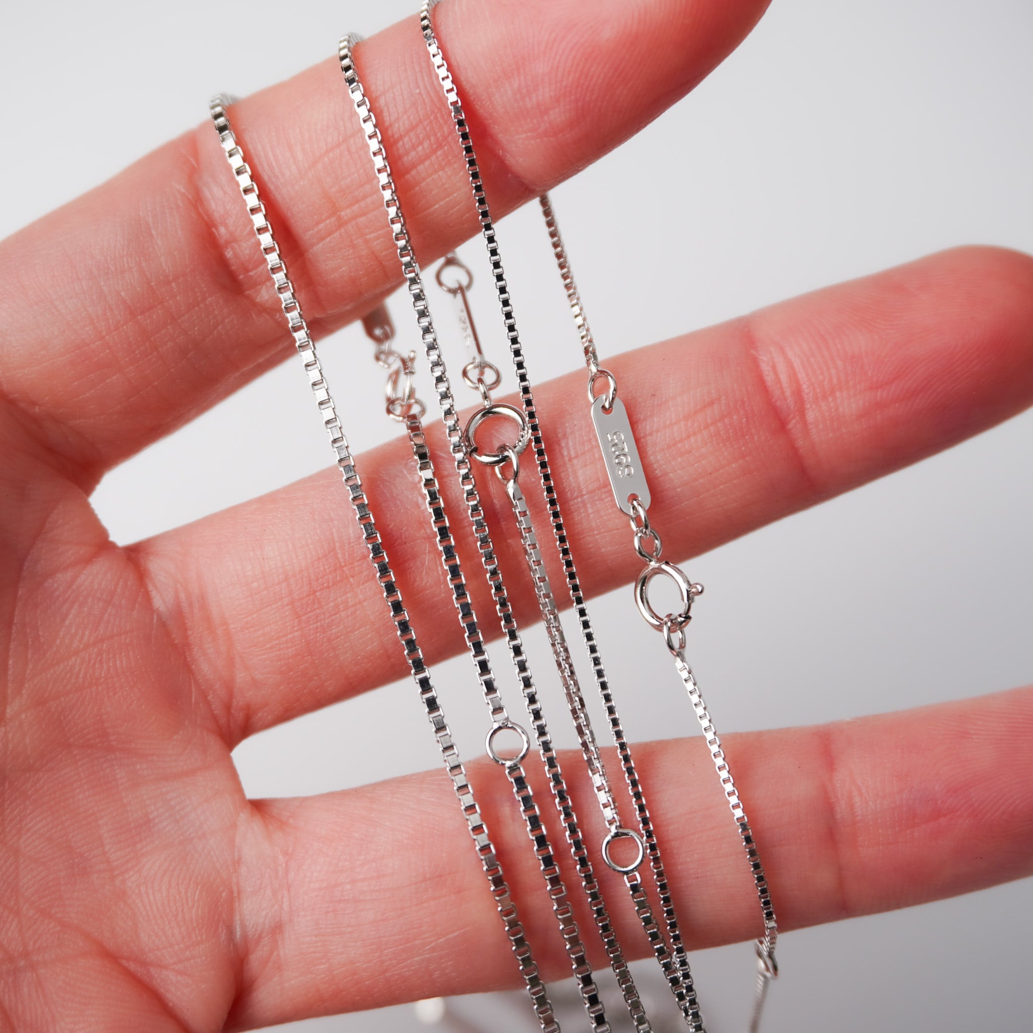 Sterling Silver Box Chain