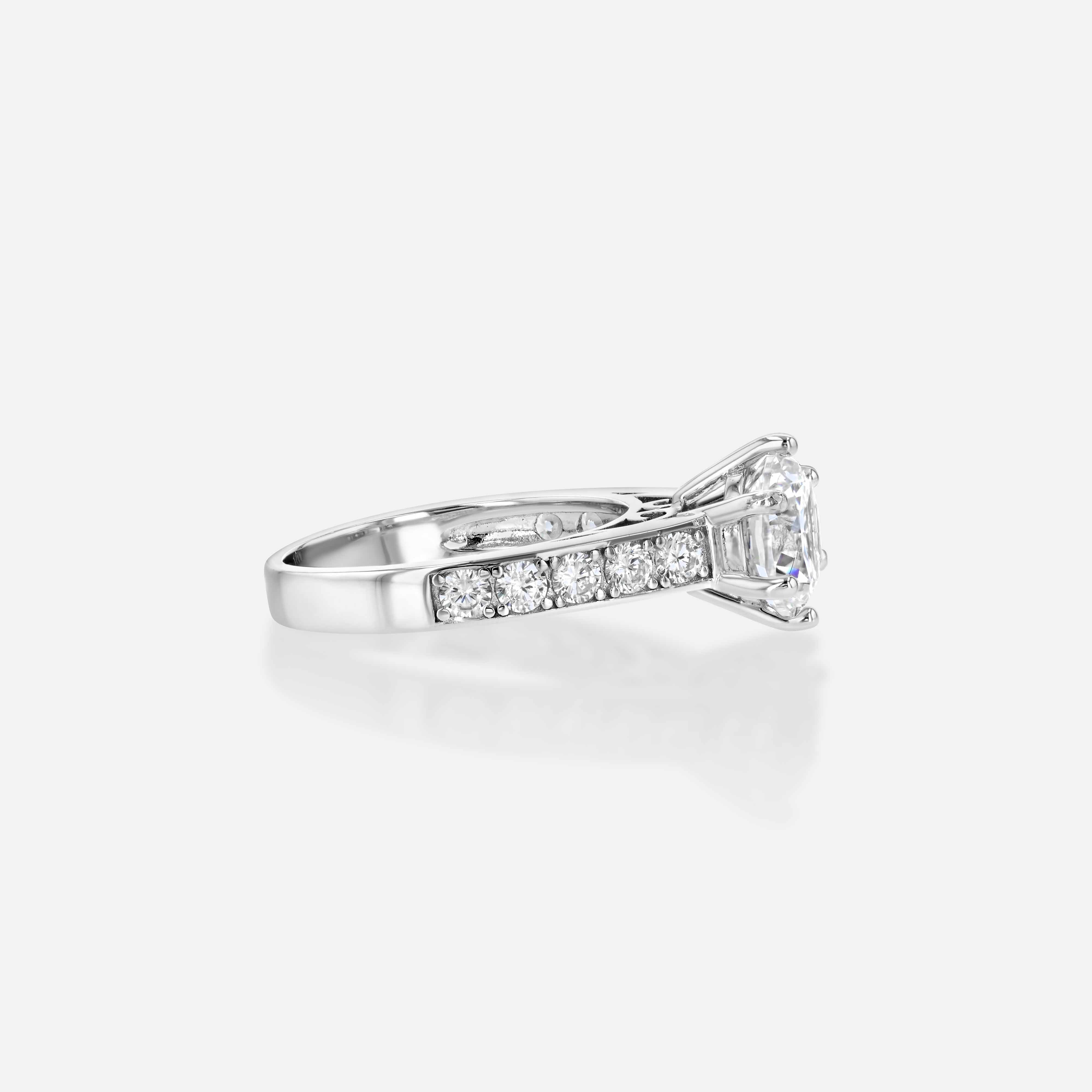 Moissanite Queen Ring - Moissanite