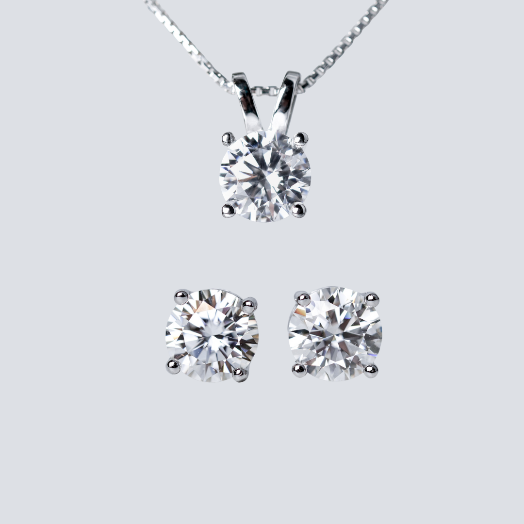The Everyday Sparkle Set - Moissanite