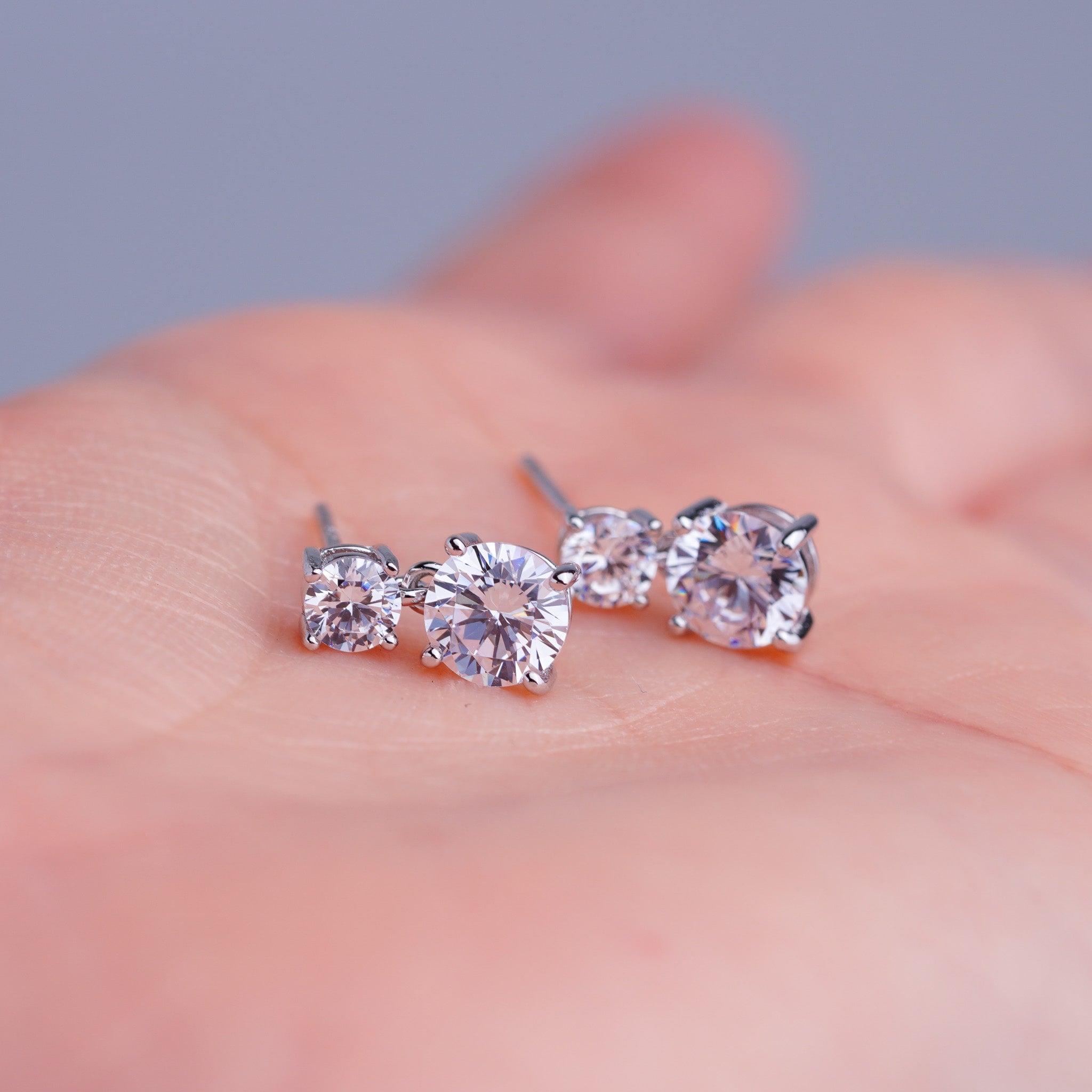Double Dangle Earrings - 2 ct