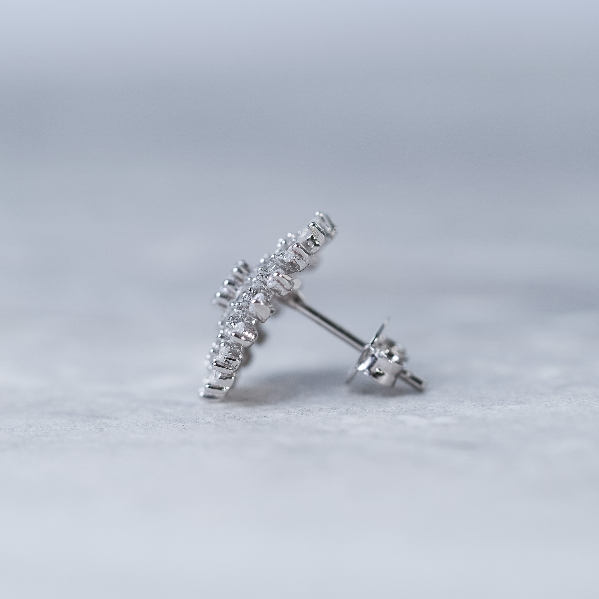 Flower Earrings, Multi-Dot