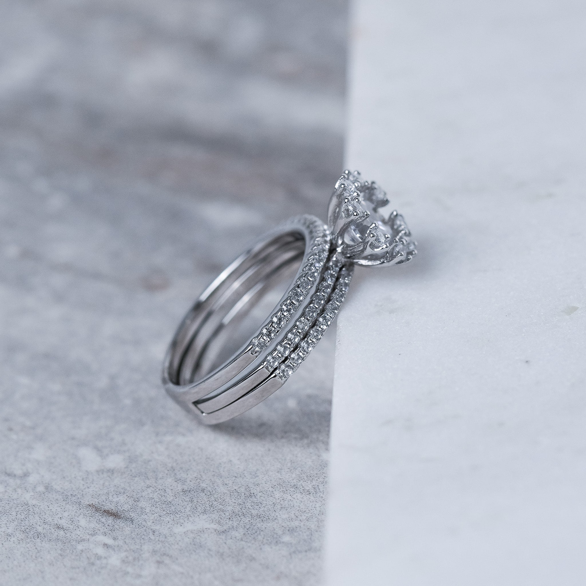 Flower Ring Set