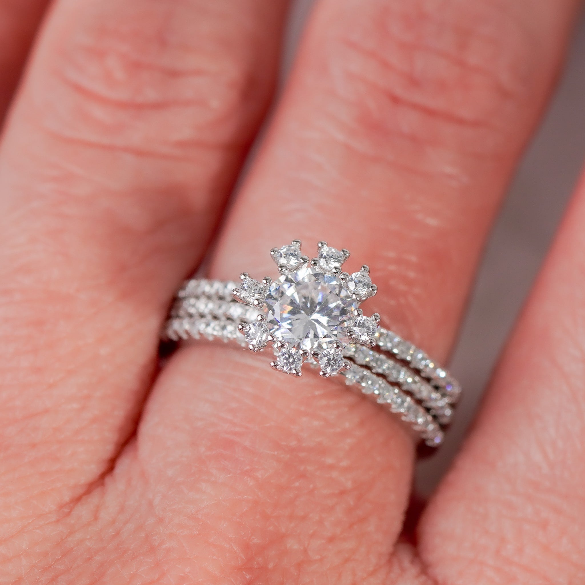 Flower Ring Set