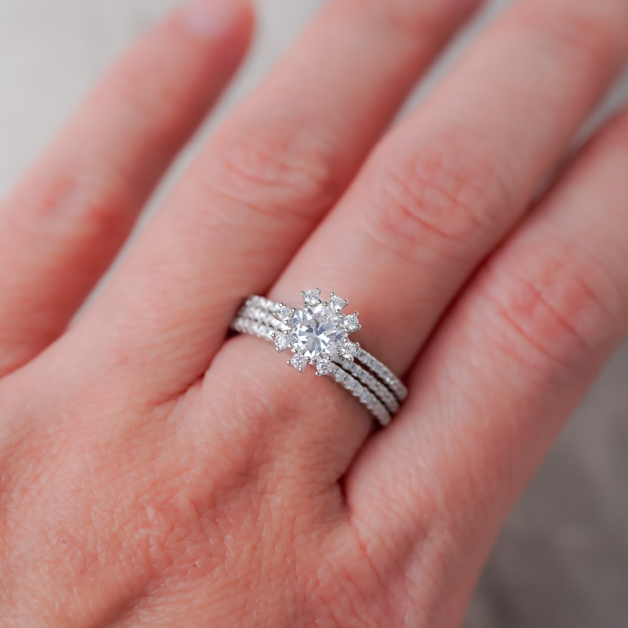 Flower Ring Set