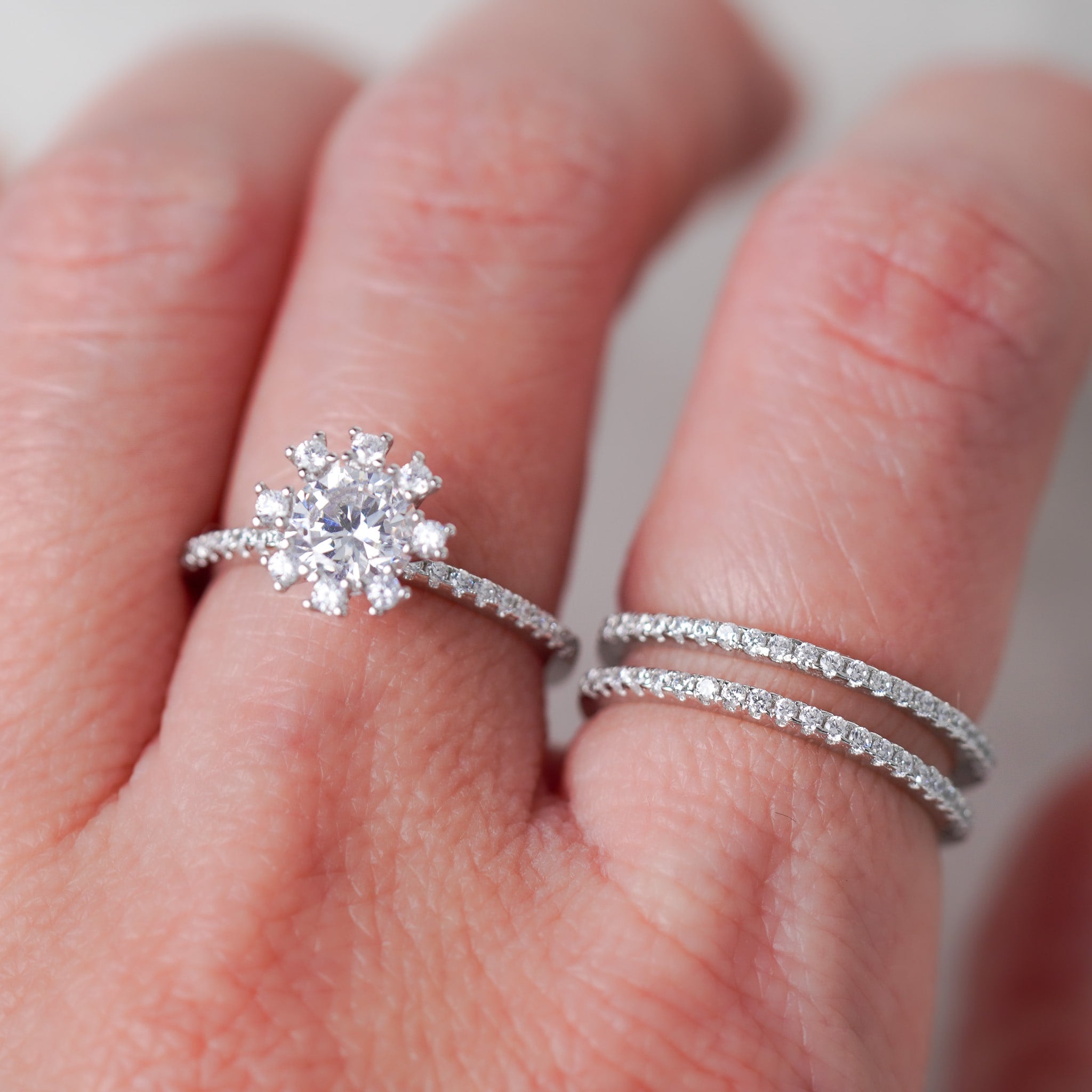 Flower Ring Set