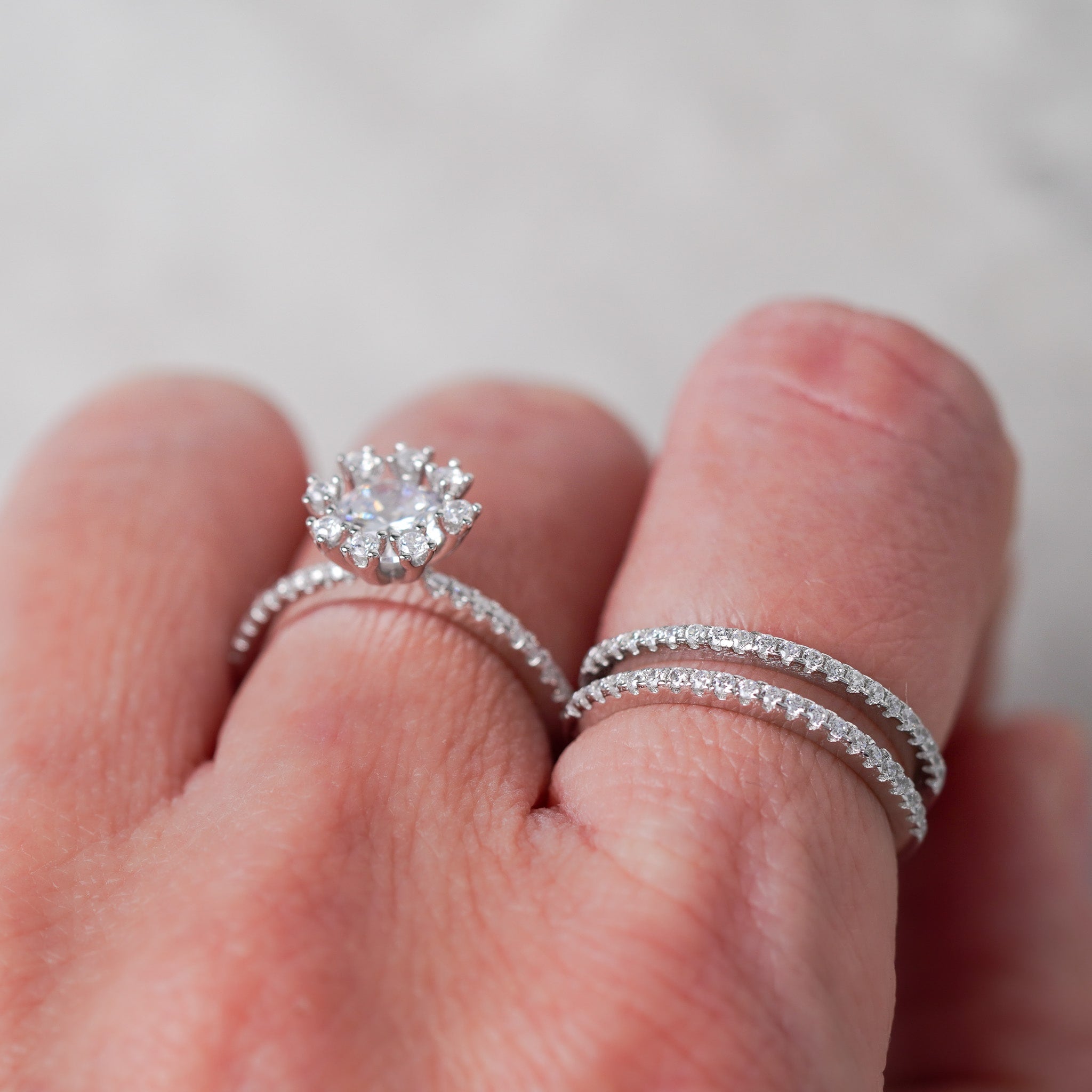 Flower Ring Set