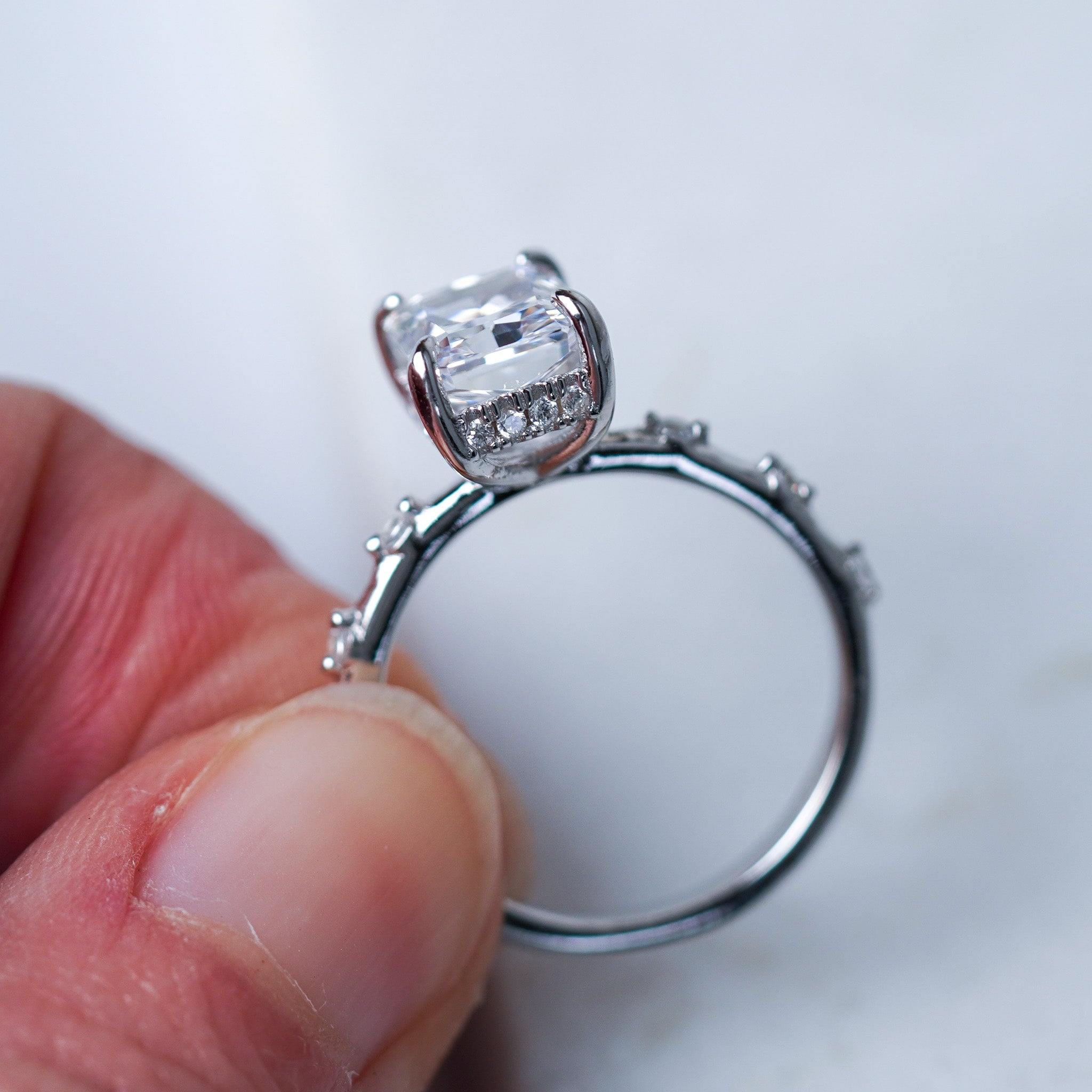 Radiant Rectangle Ring - 2 ct