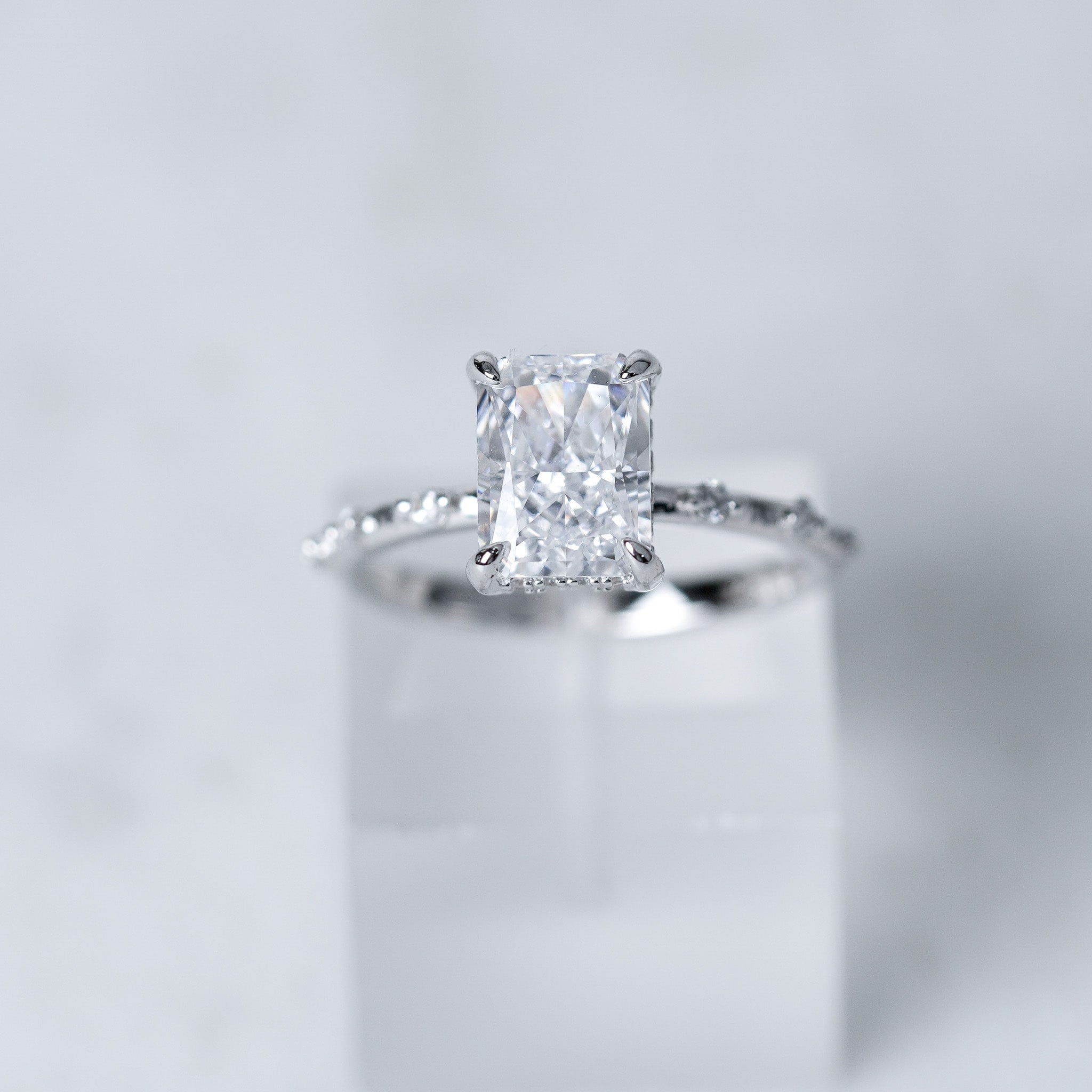 Radiant Rectangle Ring - 2 ct