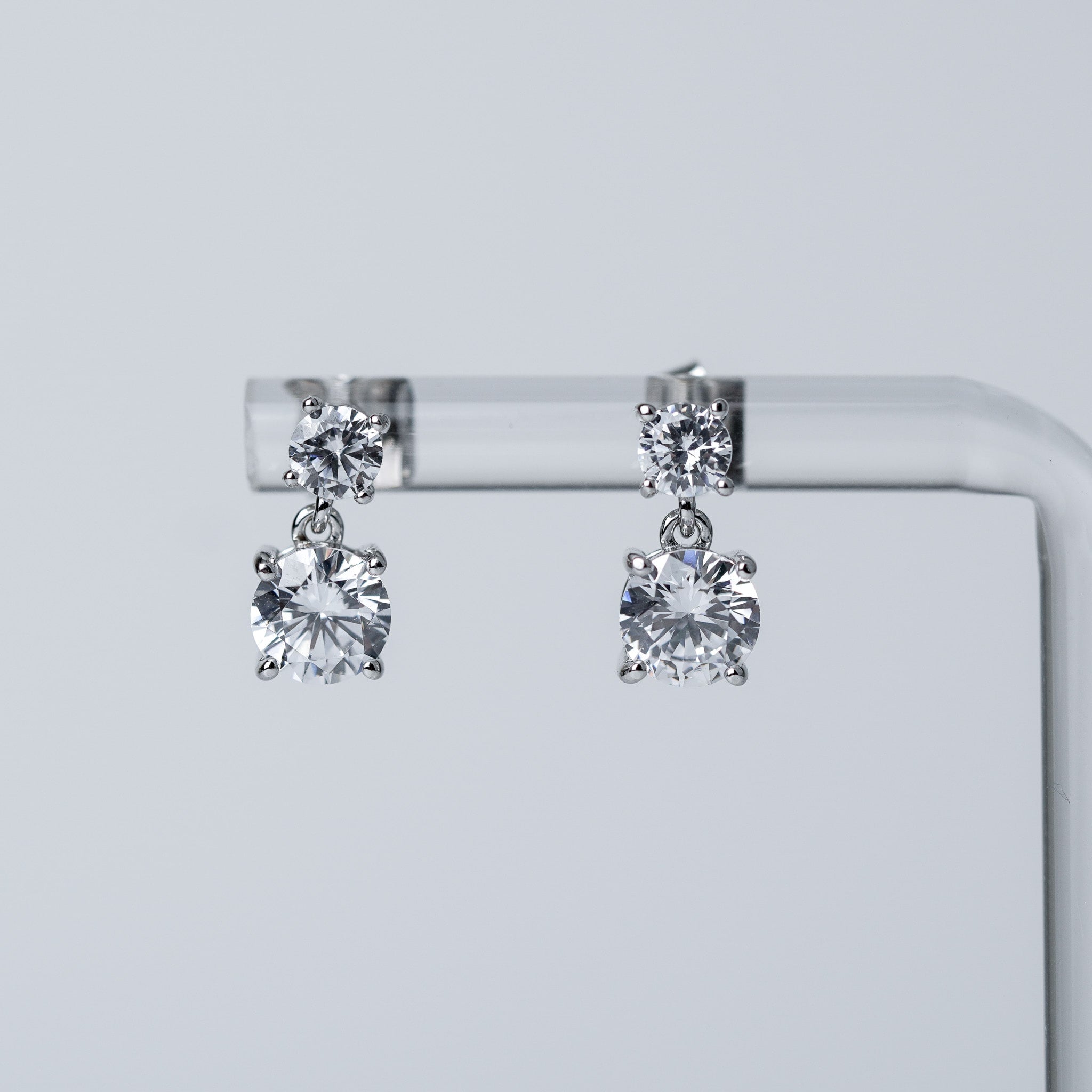Double Dangle Earrings - 2 ct