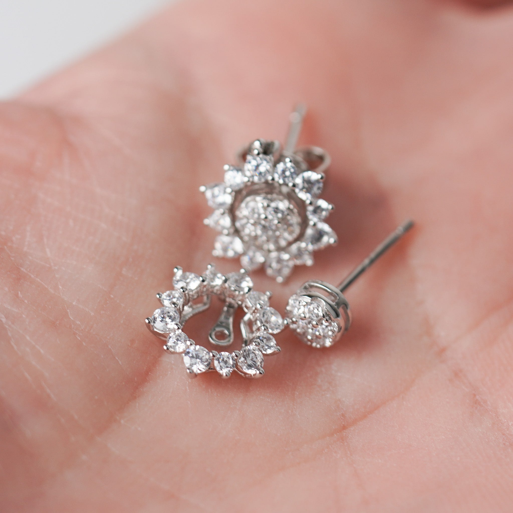 Flower Earrings, Multi-Functional