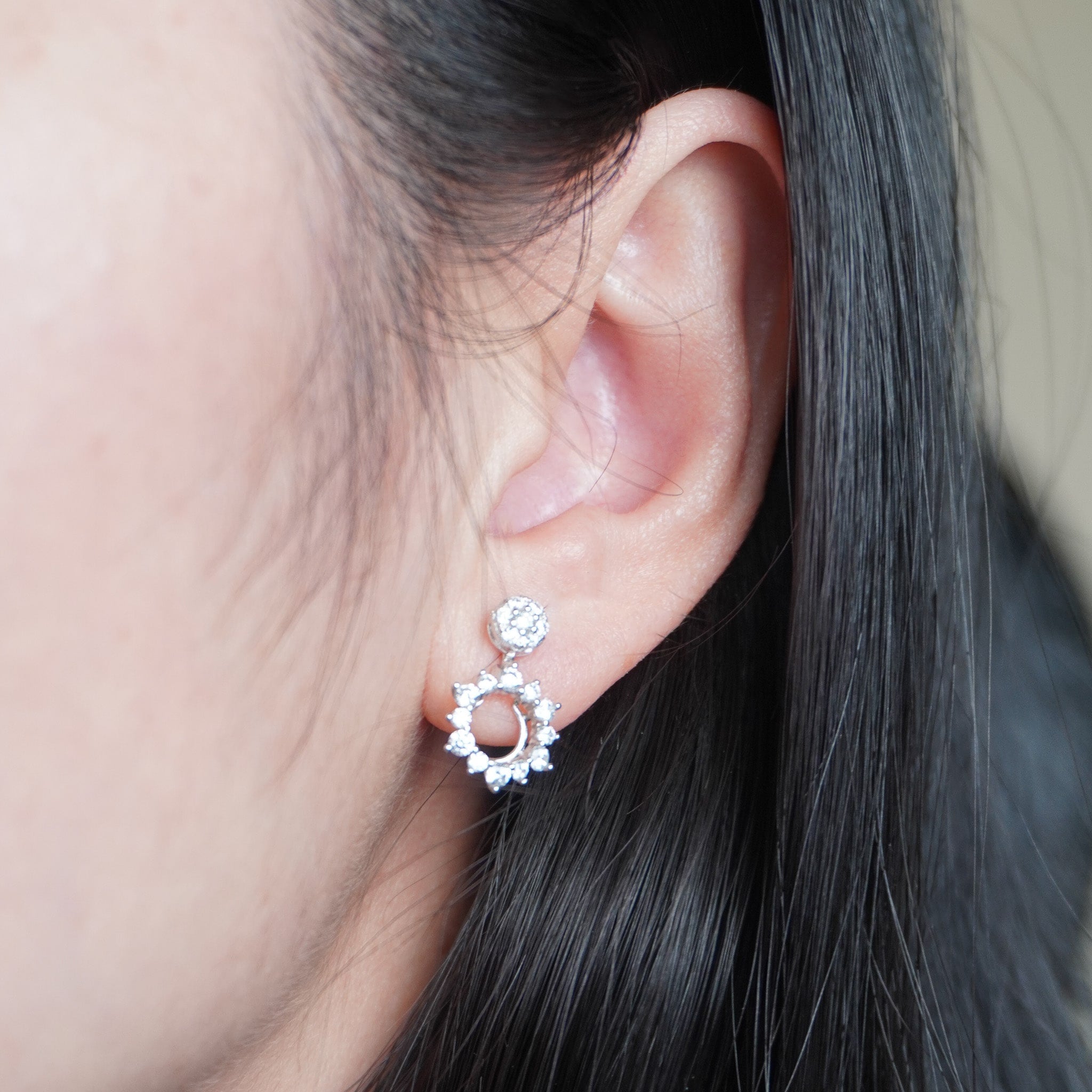 Flower Earrings, Multi-Functional