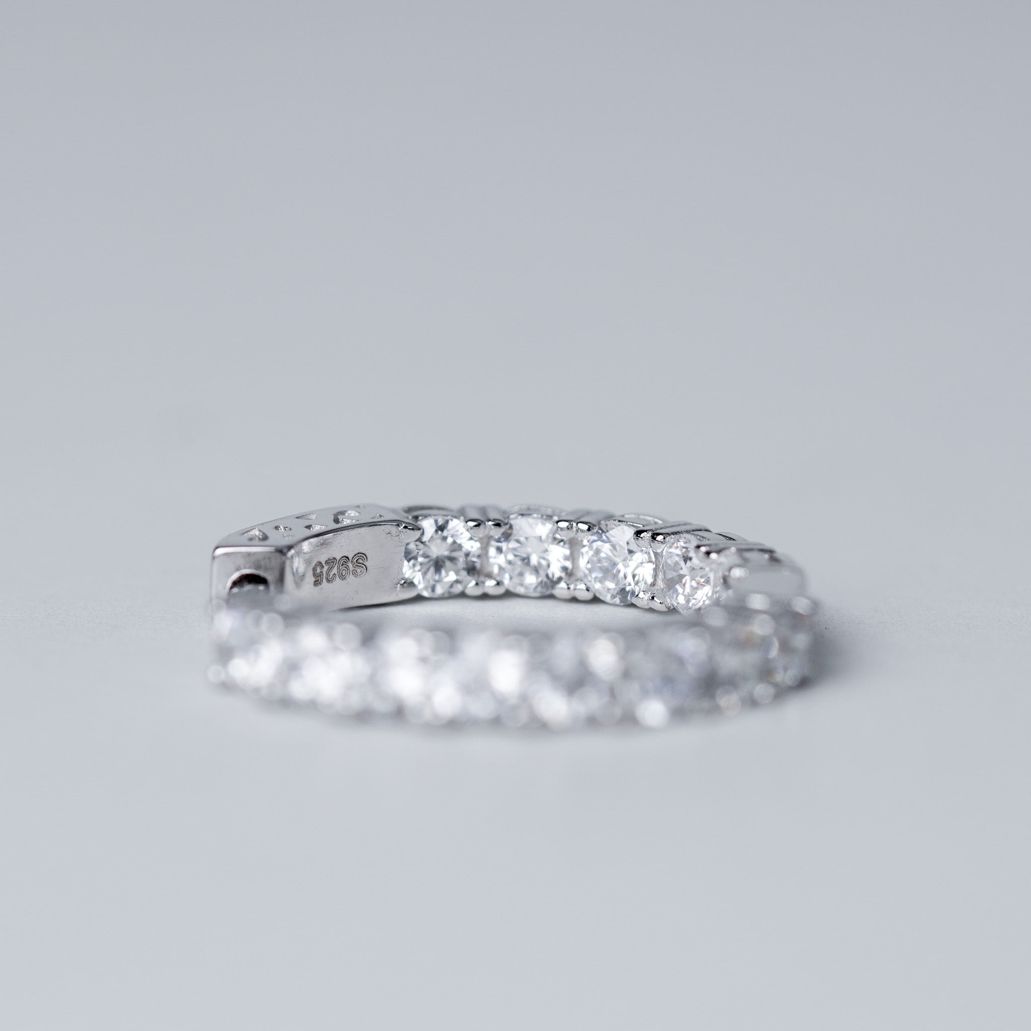 Front and Back  Hoop Earrings