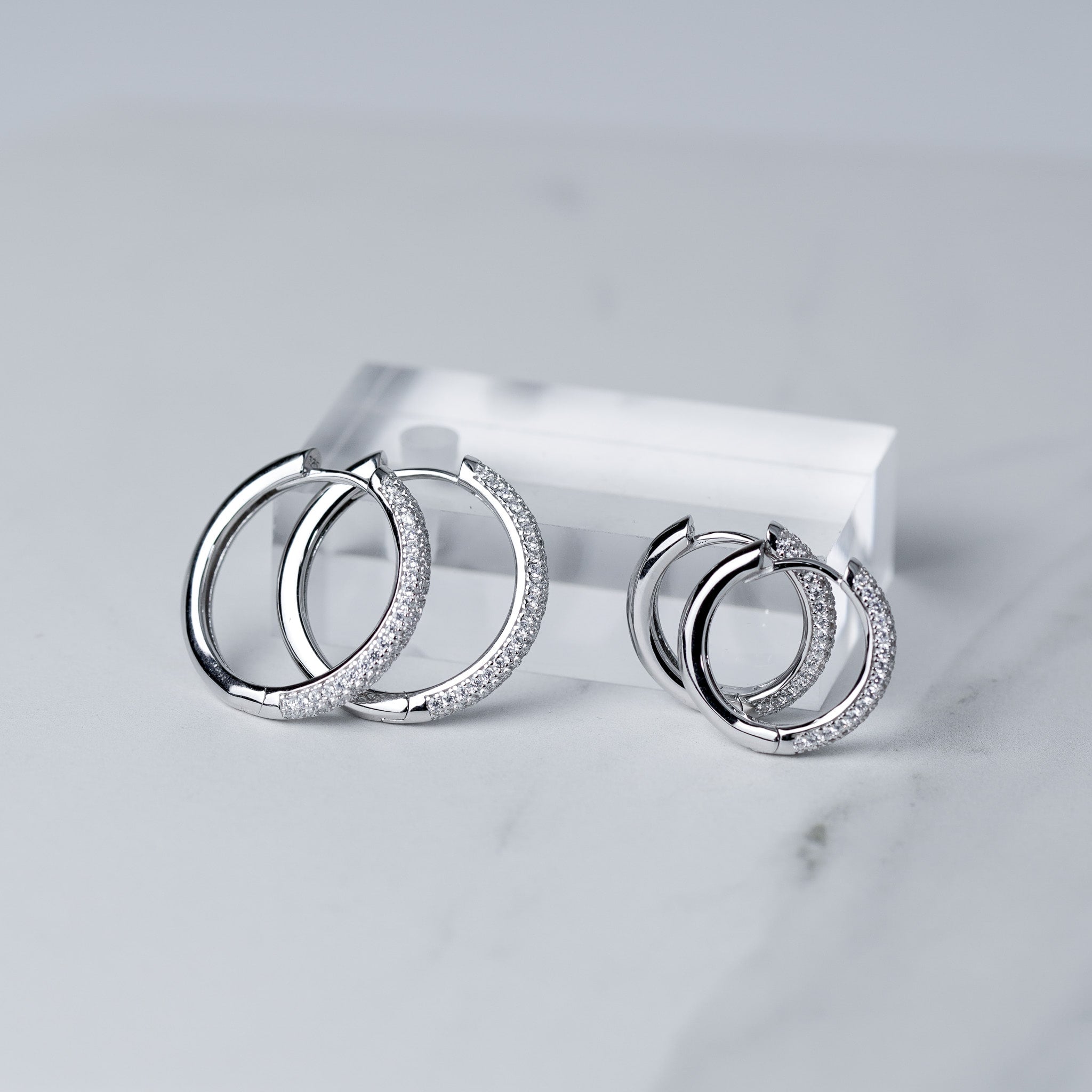 Bling Hoop Earrings