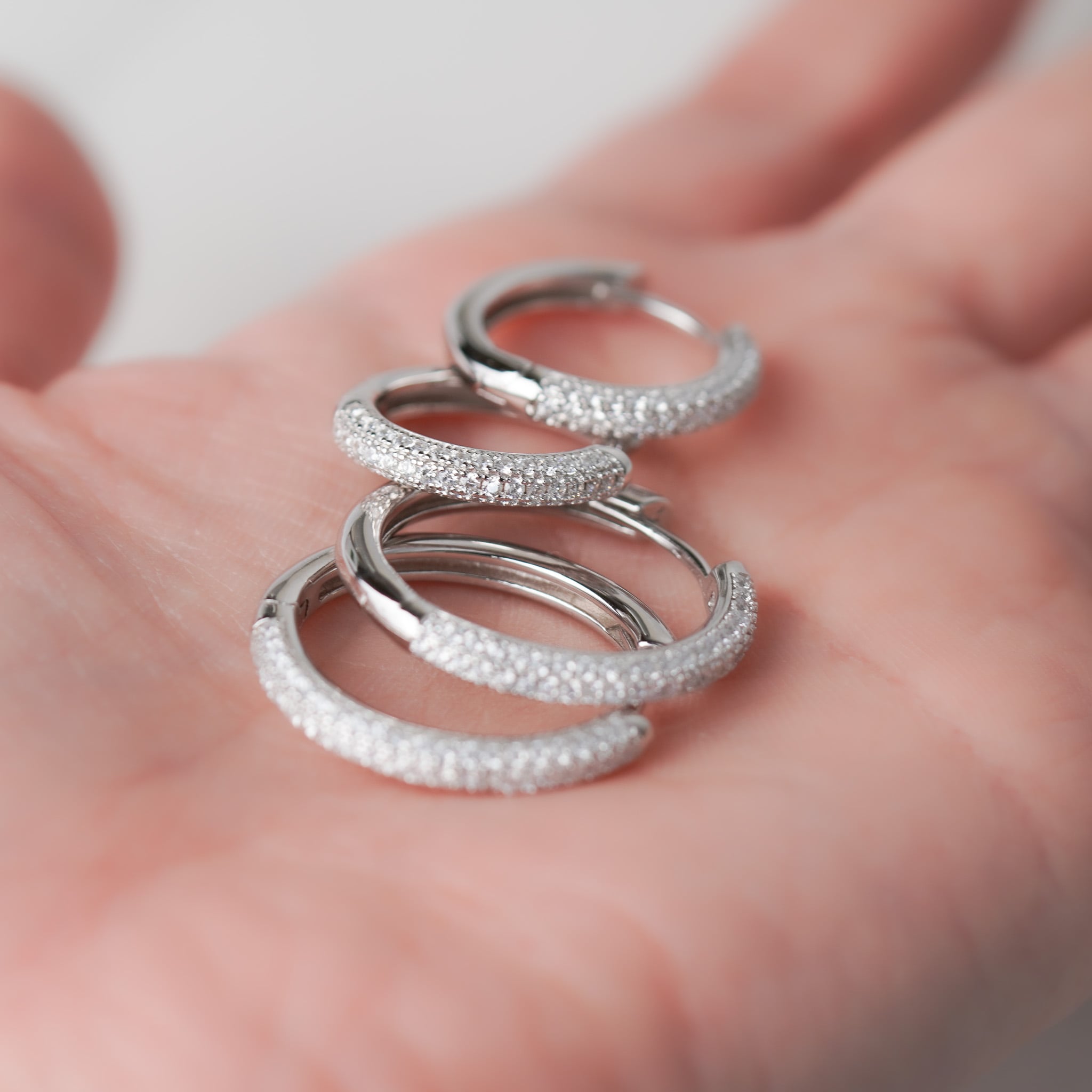 Bling Hoop Earrings