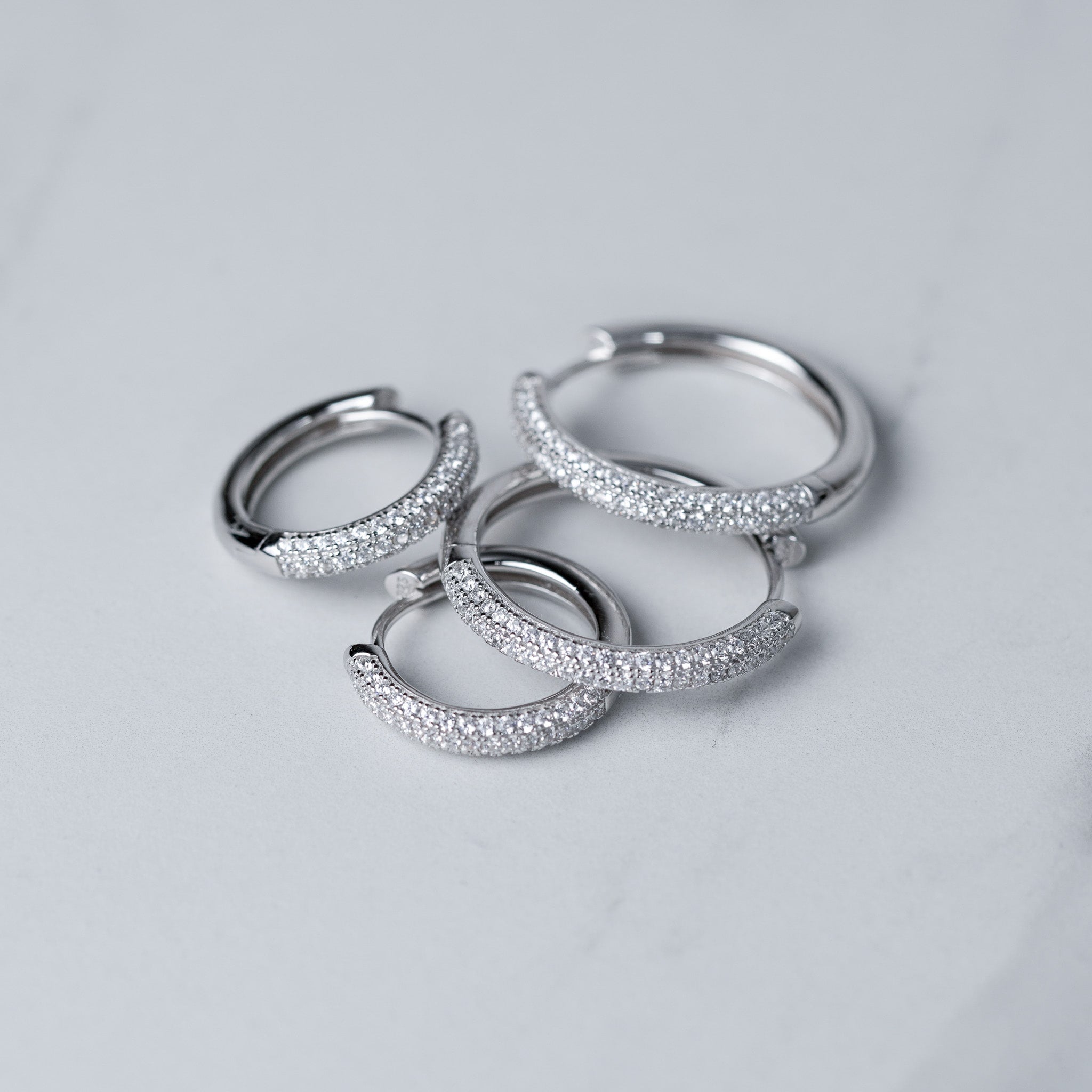 Bling Hoop Earrings