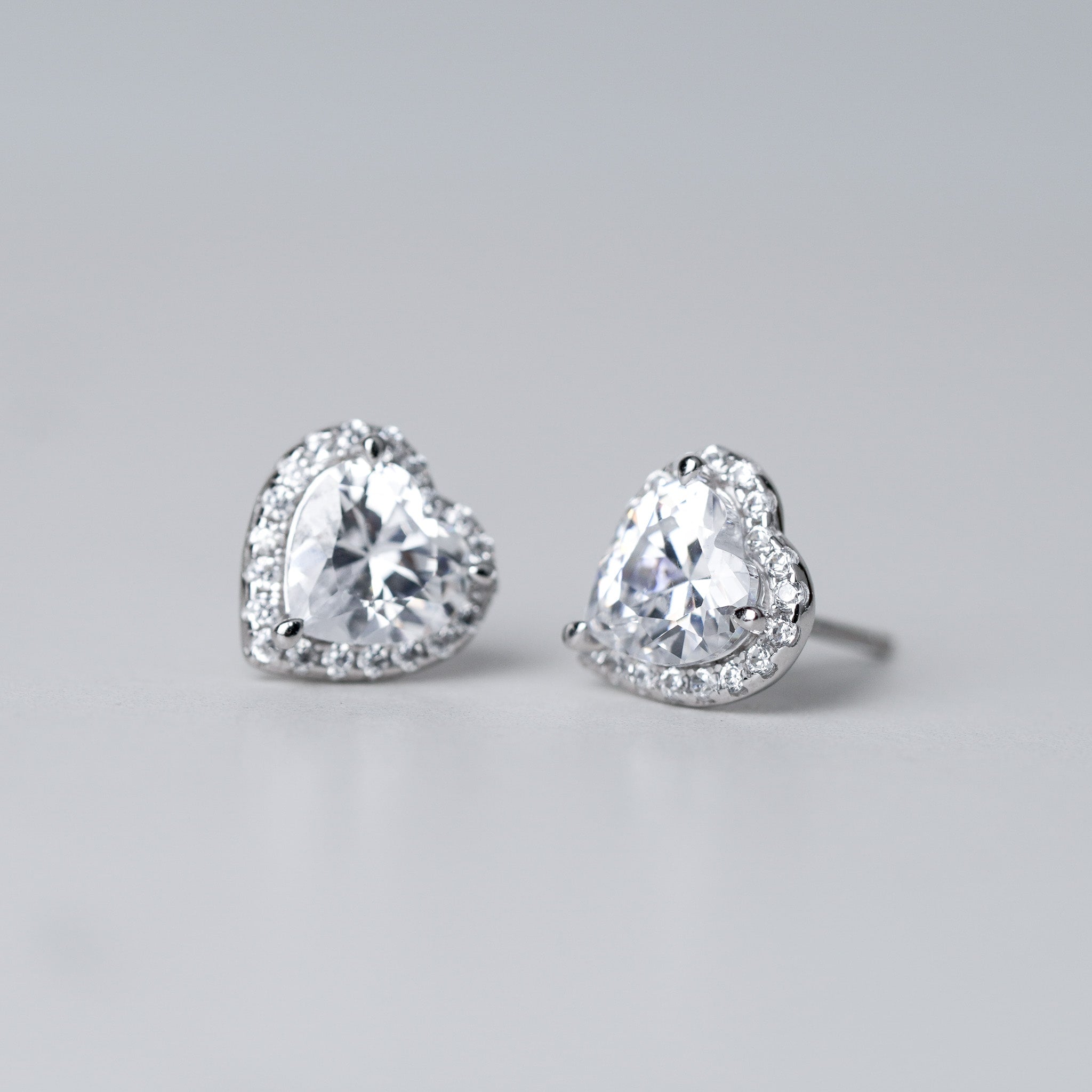 Heart Halo Earrings