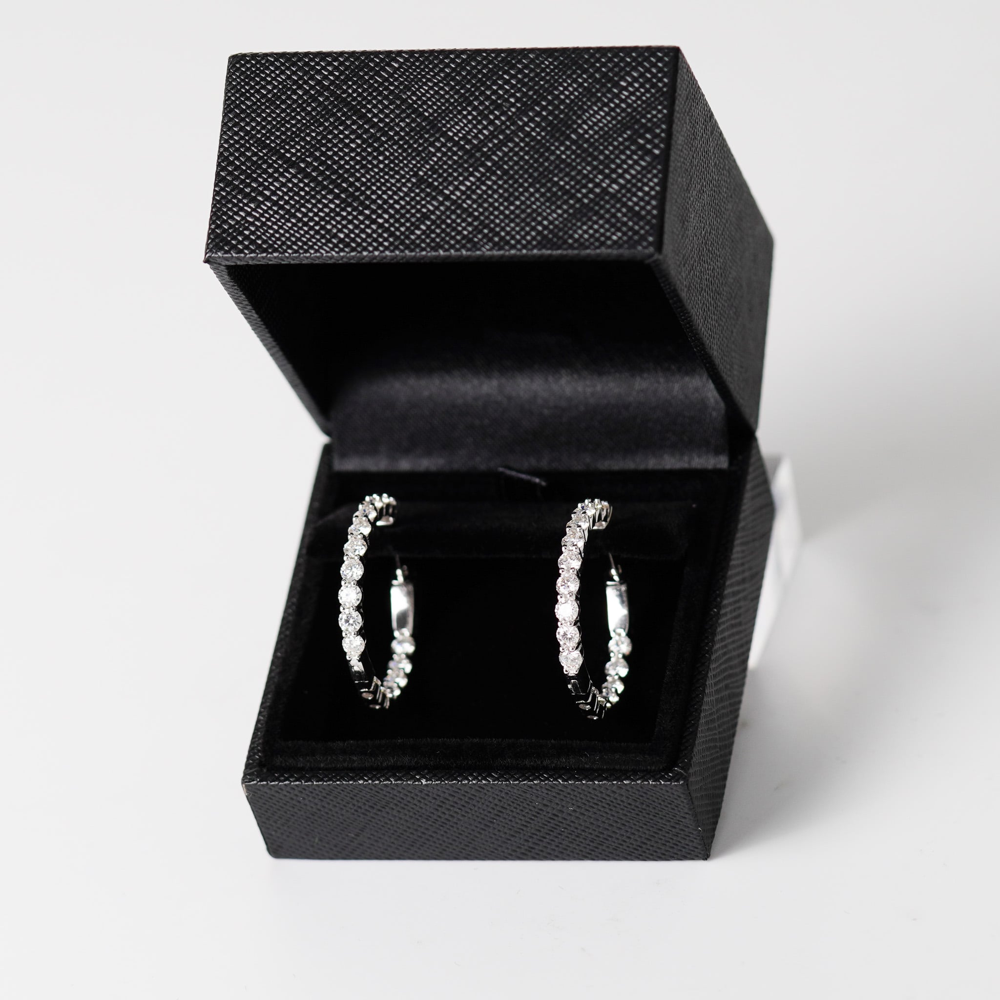 Moissanite Big Hoop Earrings