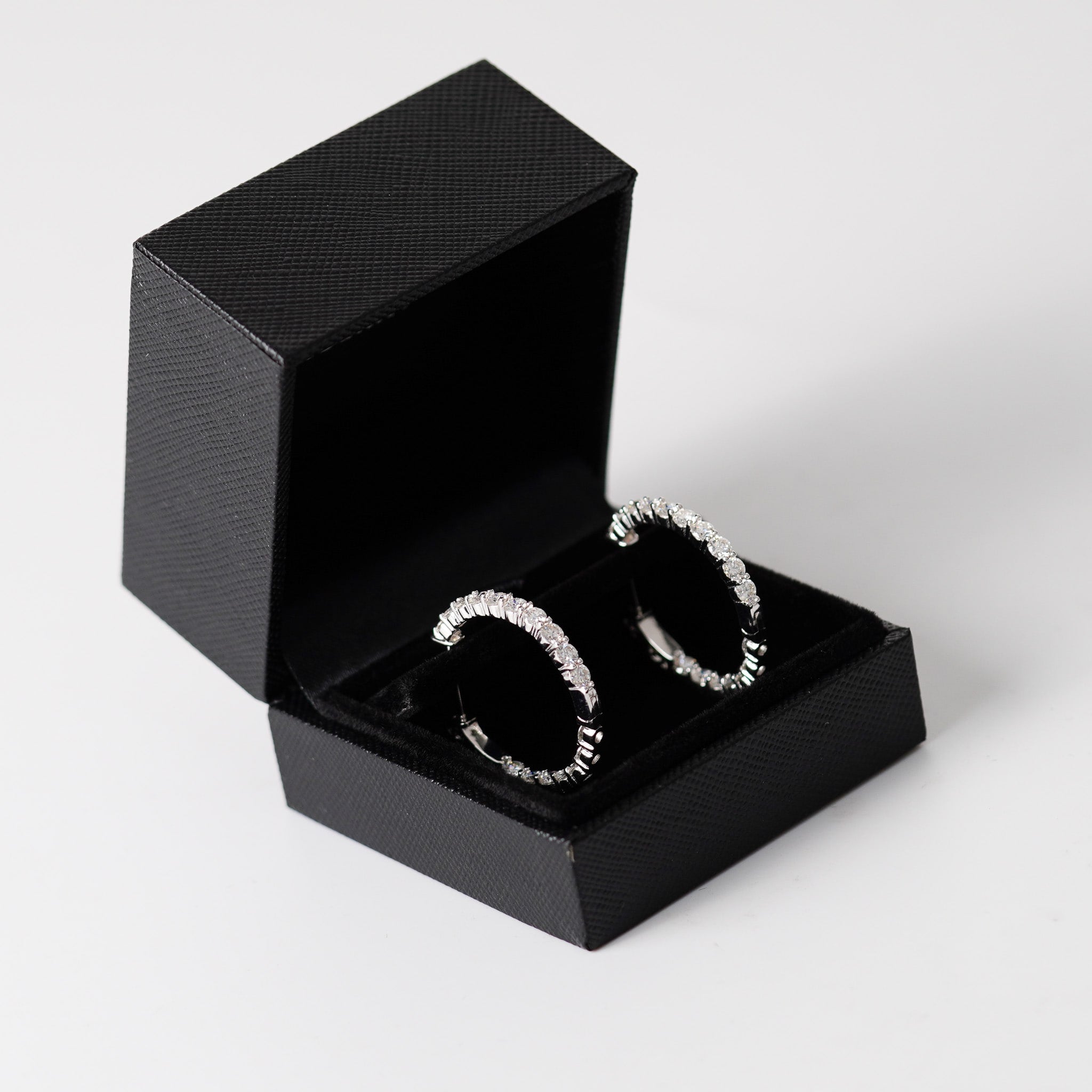 Moissanite Big Hoop Earrings