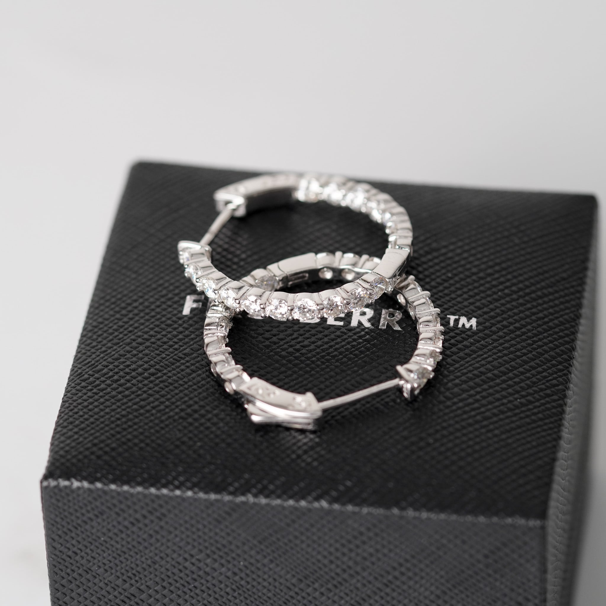 Moissanite Big Hoop Earrings