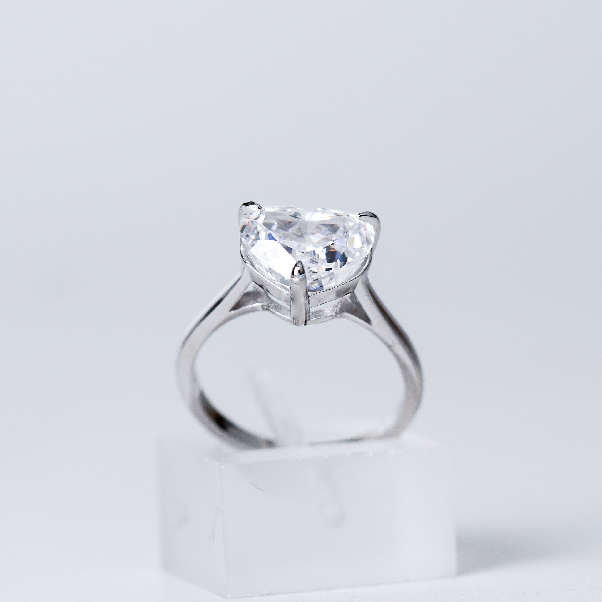 Radiant Heart Ring -  3ct